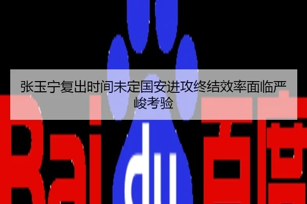 张玉宁复出时间未定国安进攻终结效率面临严峻考验
