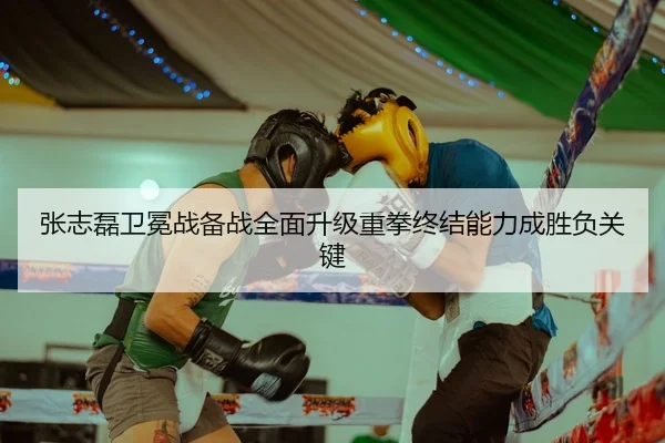 张志磊卫冕战备战全面升级重拳终结能力成胜负关键
